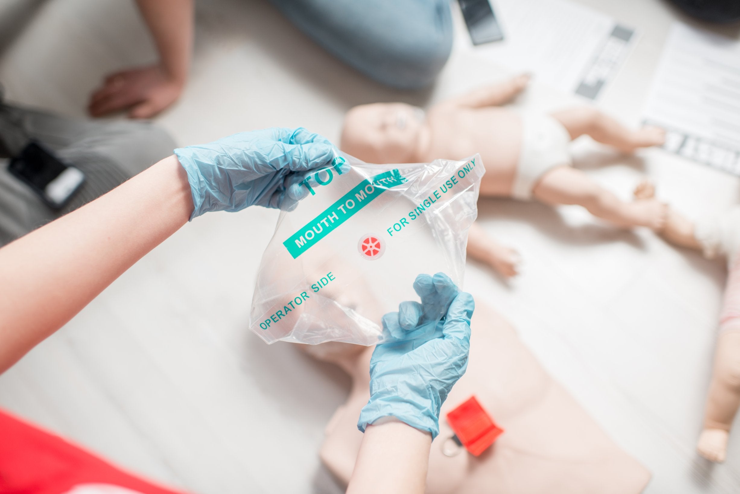 Hygiene during CPR: Paediatric first aid