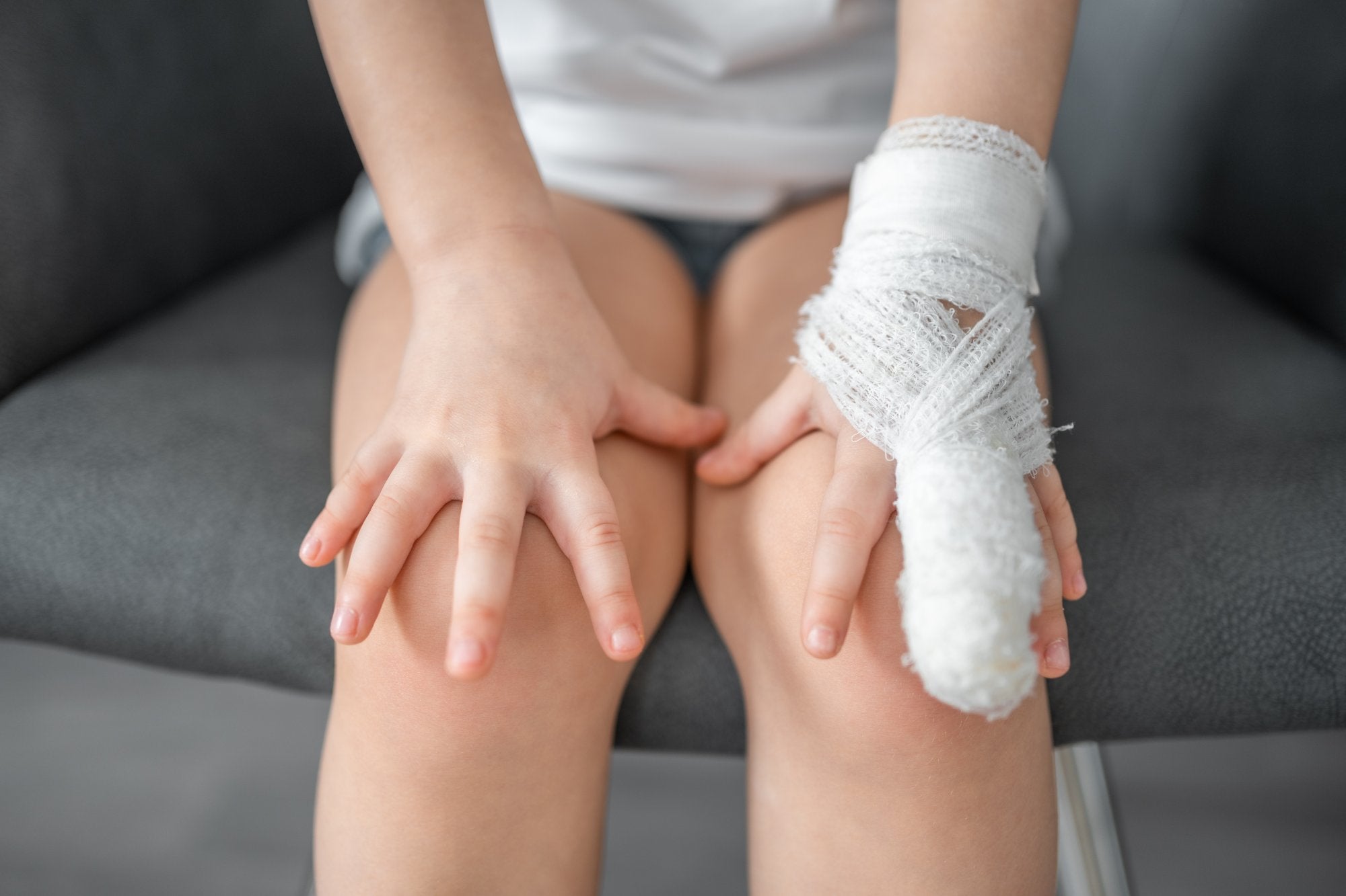 First aid for accidental amputation in children & babies