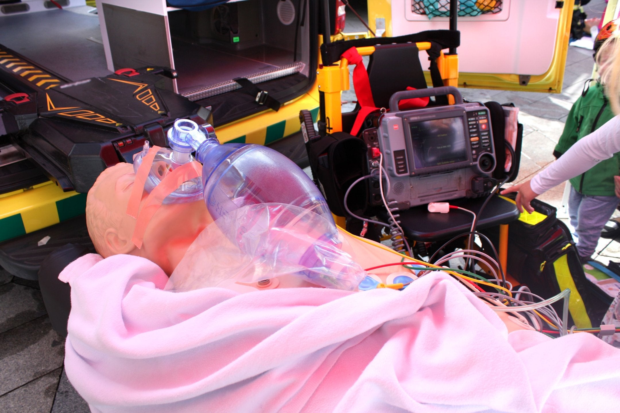 Safe use of automated external defibrillators