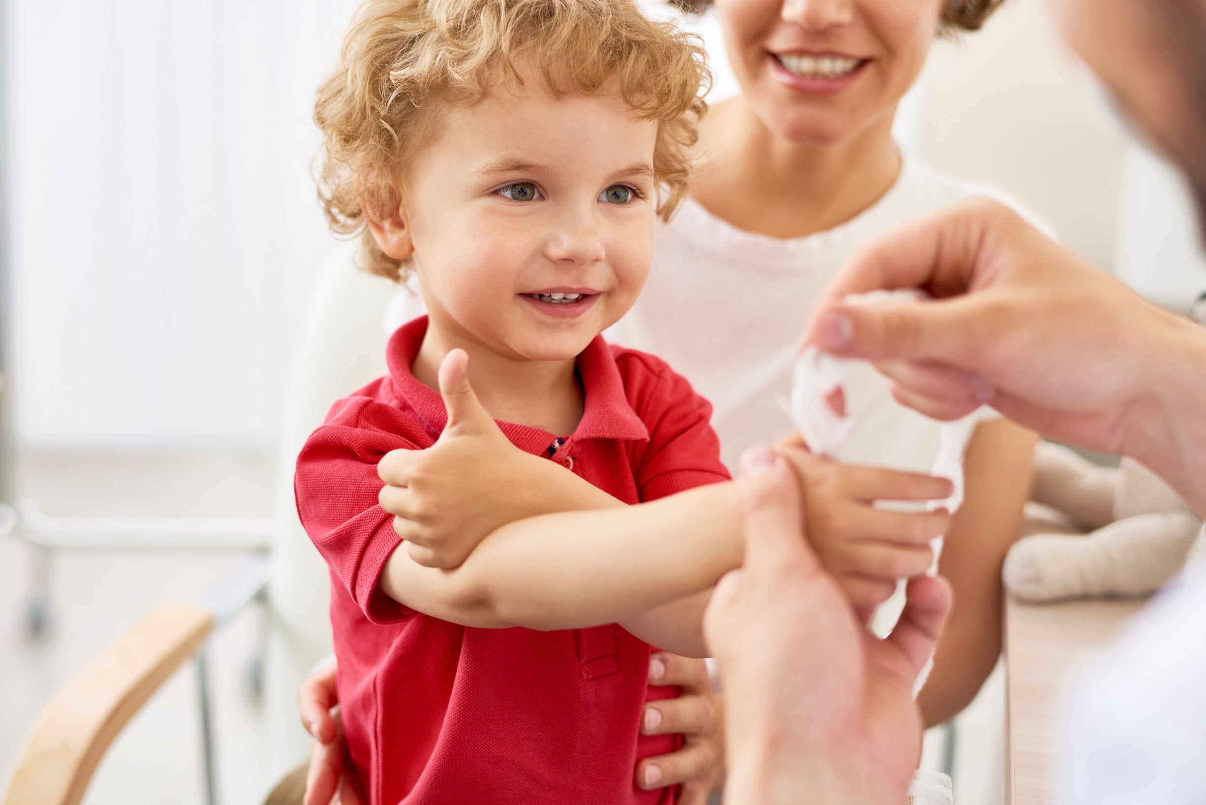 First aid treatment for bruises in children & babies - ComplyPlus LMS™ - The Mandatory Training Group UK -