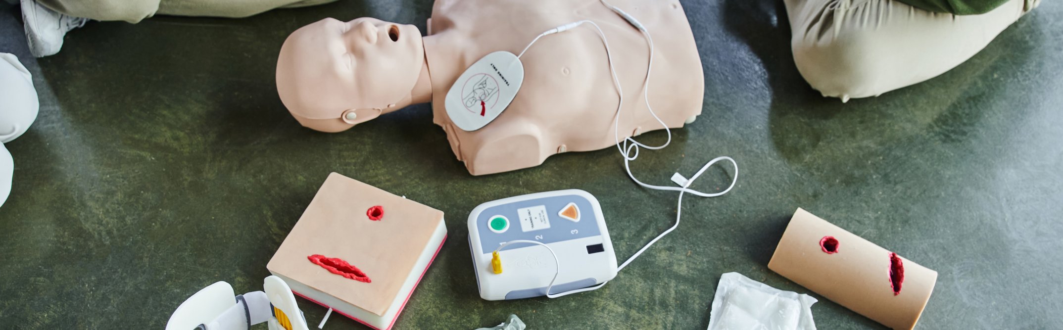 Automated external defibrillator (AED) guidance