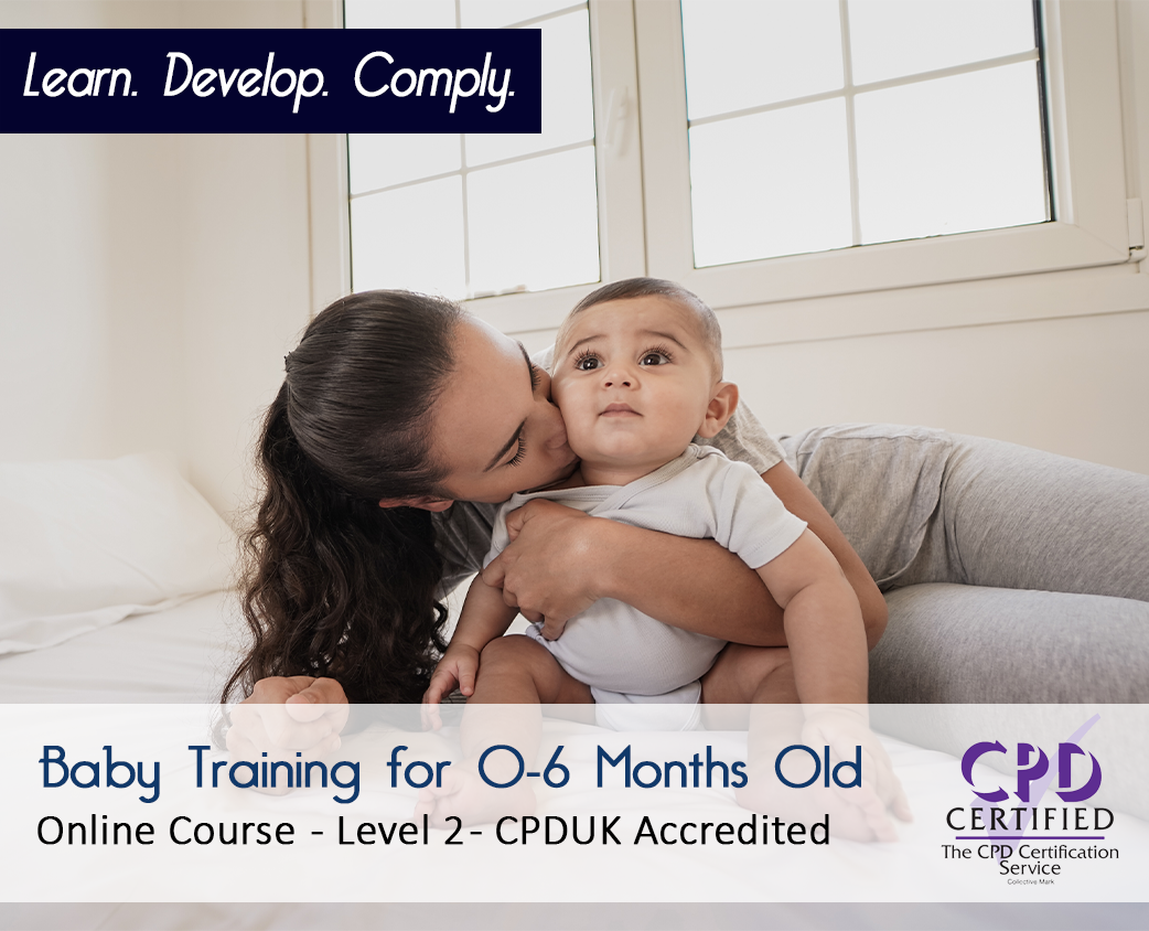 Baby Training for 0-6 Months Old - Online Training Course - CPDUK Accredited