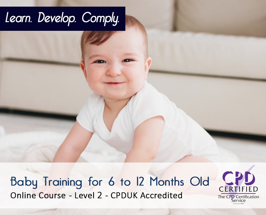 Baby Training for 6 to 12 Months Old - Level 2 - CPDUK Accredited