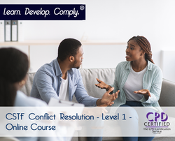 CSTF Conflict Resolution - Level 1 - ComplyPlus LMS™ - The Mandatory Training Group UK -