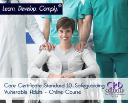 Care Certificate Standard 10 - Safeguarding Adults - Online Course - ComplyPlus LMS™ - The Mandatory Training Group UK -