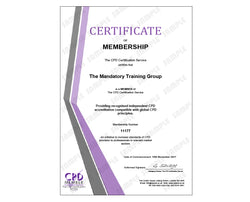 Child Protection for Tutors - Level 2 - Certificate Membership - The Mandatory Training Group UK -