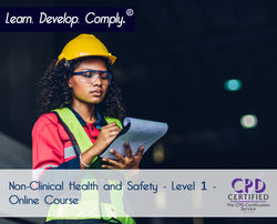 Non-Clinical Health and Safety - Level 1 - Online Course - ComplyPlus LMS™ - The Mandatory Training Group UK -