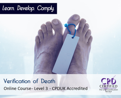 Verification of Death - Online Training Course - The Mandatory Training Group UK -