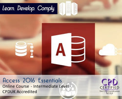 Access 2016 Essentials - Online Training Course - The Mandatory Training Group UK -