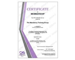 Award in Assessing Vocationally Related Achievement - CPD Certification Service - The Mandatory Training Group UK  -