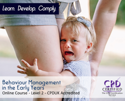 Behaviour Management in the Early Years - Online Training Course - The Mandatory Training Group UK -