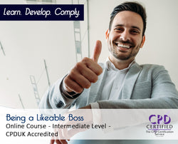 Being a Likeable Boss - Online Training Course - The Mandatory Training Group UK -