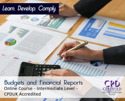 Budgets and Financial Reports - Online Training Course - The Mandatory Training Group UK -