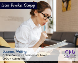 Business Writing - Online Training Course - The Mandatory Training Group UK -