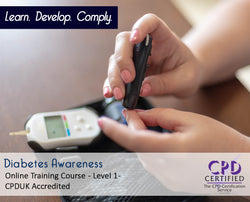 Diabetes Awareness - CPDUK Accredited - The Mandatory Training Group UK -