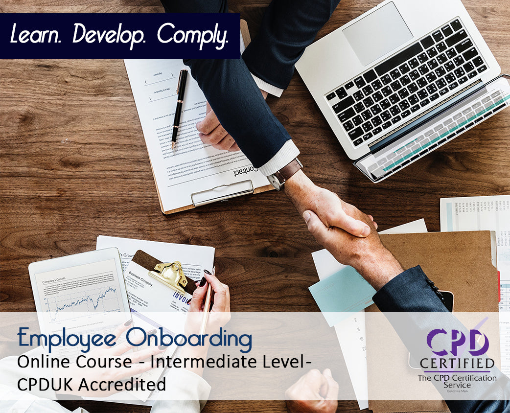 Employee Onboarding – Online Training Course – CPDUK Accredited