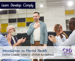 Introduction to Mental Health - Level 2 - Online Training Course - CPD Accredited - The Mandatory Training Group UK -