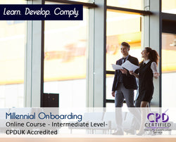 Millennial Onboarding - Online Training Course - The Mandatory Training Group UK -