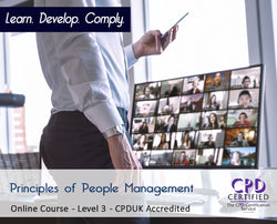 Principles of People Management - CPDUK Accredited - The Mandatory Training Group UK