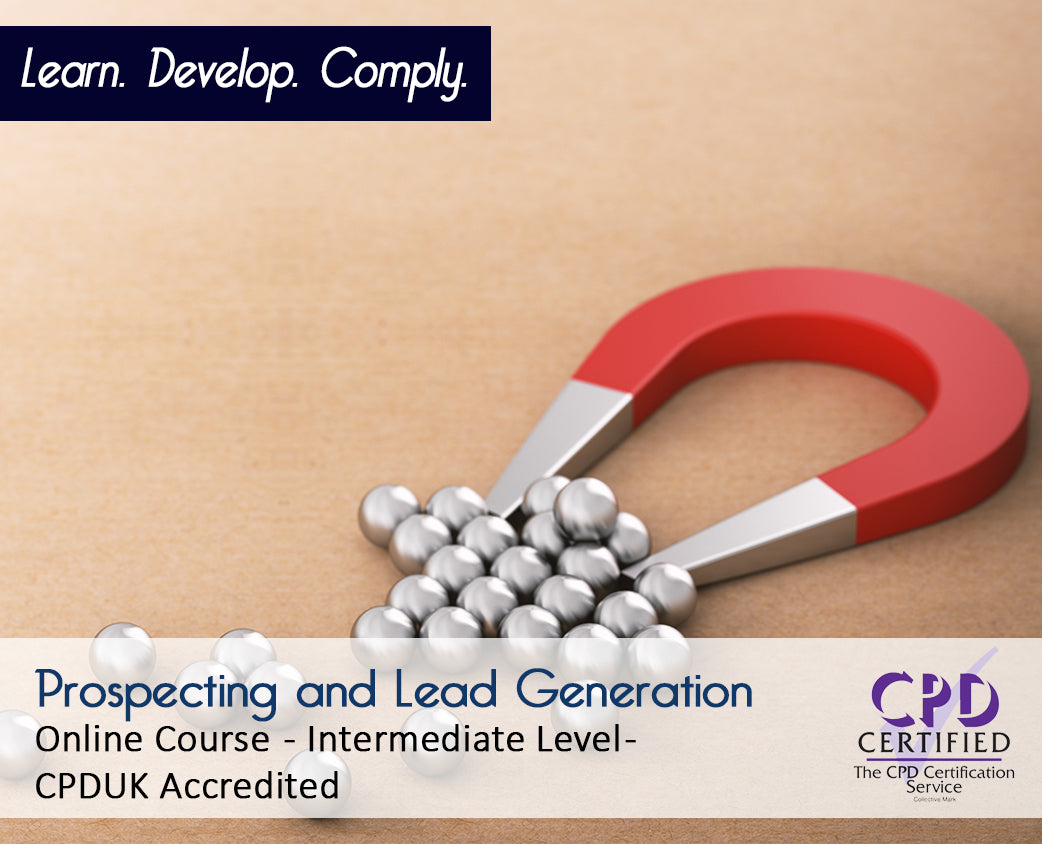 Prospecting and Lead Generation – Online CPDUK Accredited