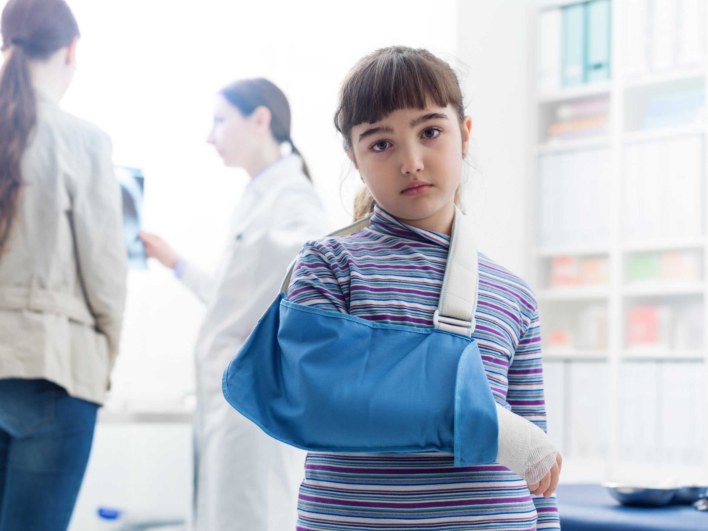 Paediatric first aid treatment for dislocated bones