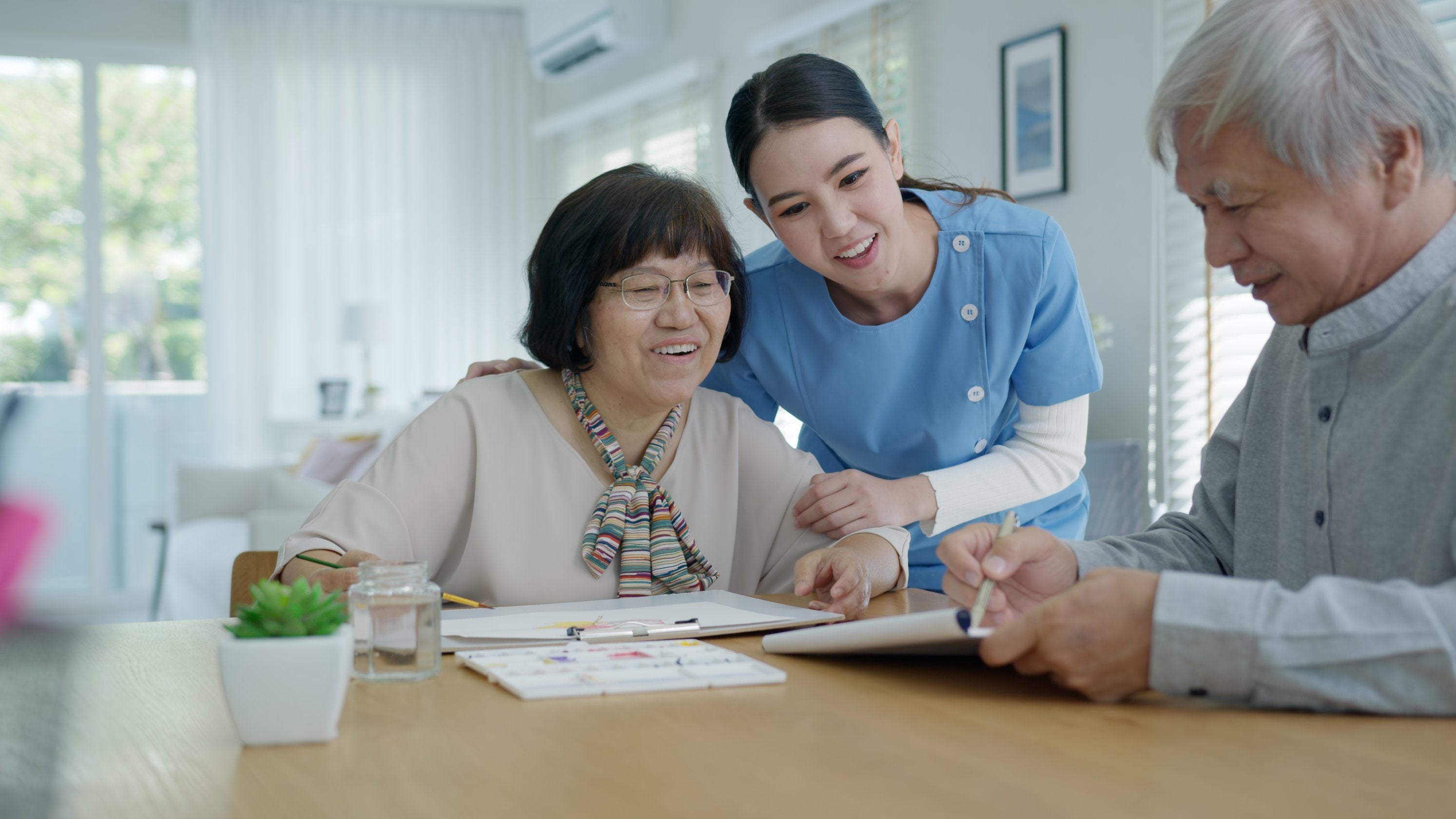 E-learning for domiciliary care providers