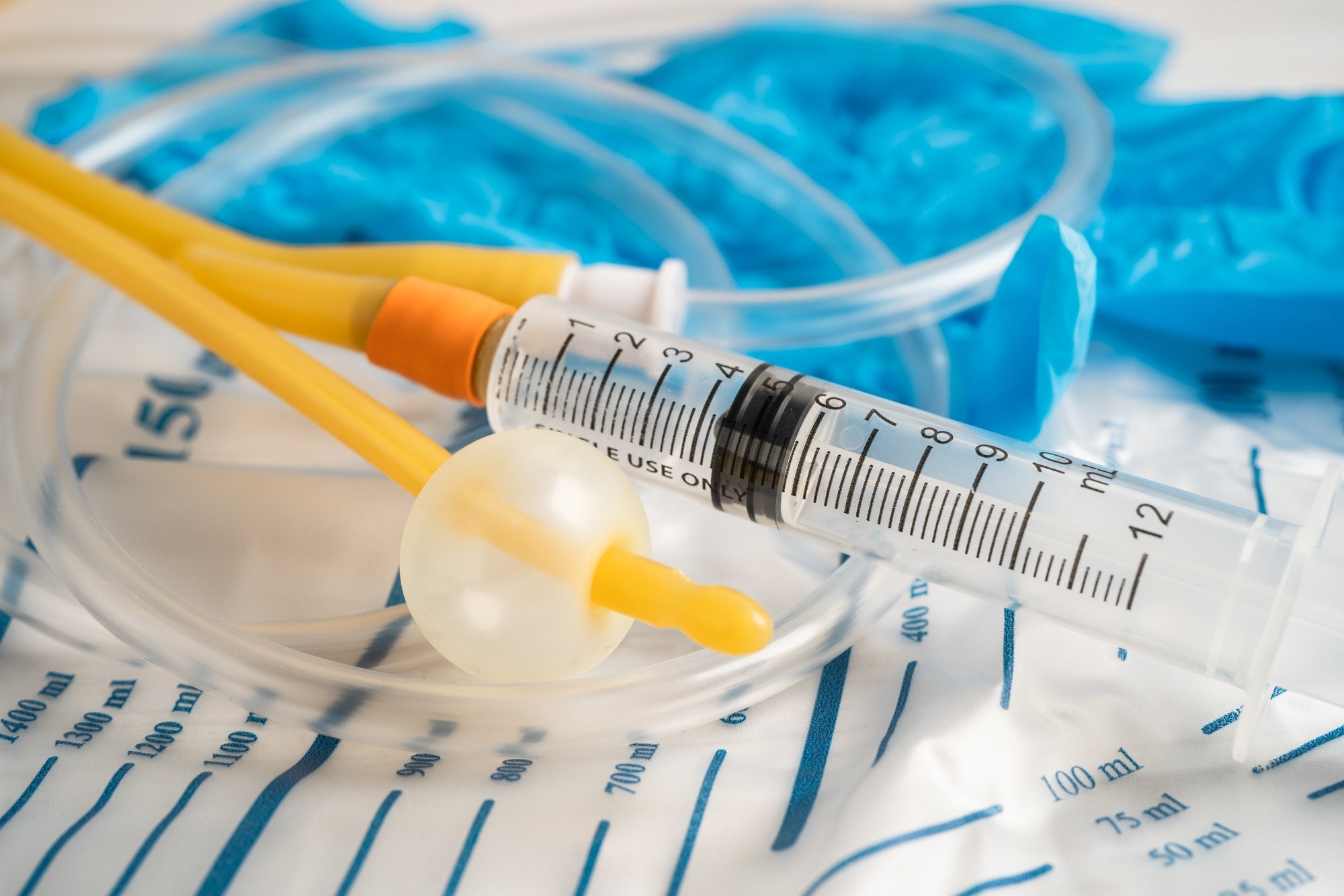 What is catheter care in health and social care?