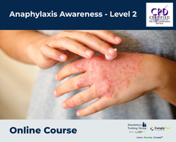 Anaphylaxis Awareness - Level 2 - e-learning Course - ComplyPlus™ LMS - The Mandatory Training Group UK -