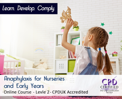 Anaphylaxis for Nurseries and Early Years - Level 2 - Online Training Course - The Mandatory Training Group UK -