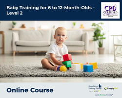 Baby Training for 6 to 12-Month-Olds - Level 2 - e-learning Course - ComplyPlus™ LMS - The Mandatory Training Group UK -