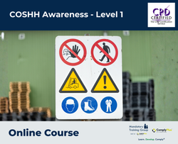 COSHH Awareness - Level 1- E-Learning Course - ComplyPlus™ LMS - The Mandatory Training Group UK -
