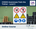 COSHH Awareness Train the Trainer - Level 3 - e-learning Course - ComplyPlus™ LMS - The Mandatory Training Group UK -
