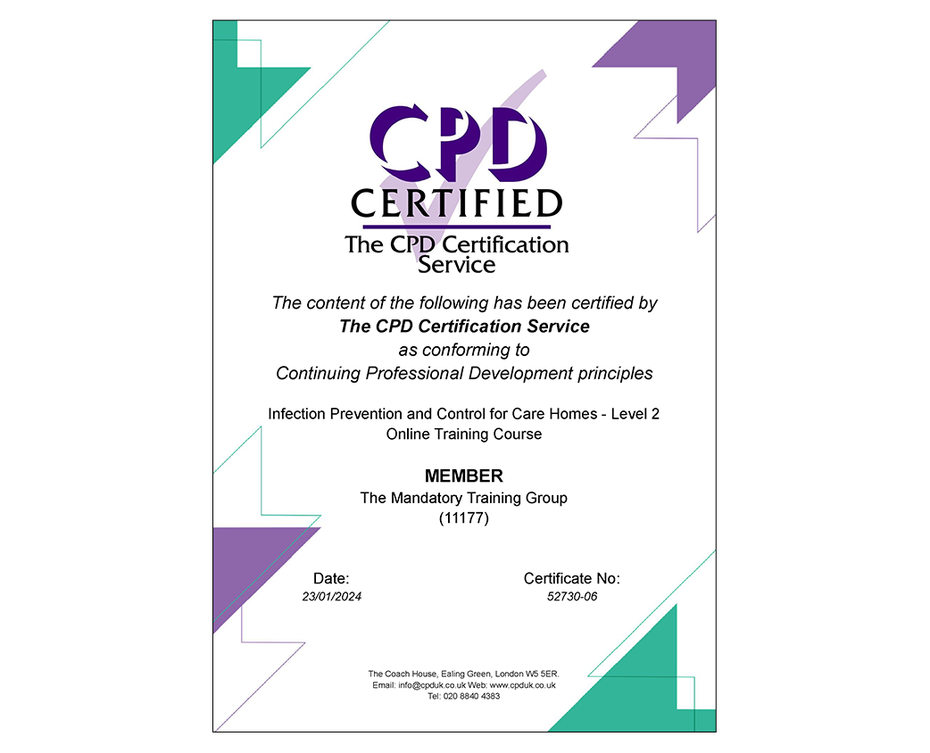 Infection Prevention and Control for Care Homes - Level 2 - The ...