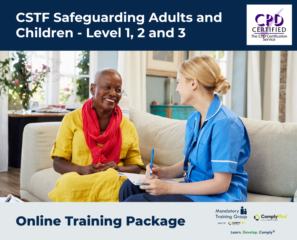 CSTF Safeguarding Adults and Children - Level 1, 2 and 3 - Online Training Package