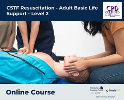 CSTF Resuscitation - Adult Basic Life Support - Level 2 - E-Learning Course - ComplyPlus™ LMS - The Mandatory Training Group UK -