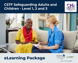 CSTF Safeguarding Adults and Children - Level 1, 2 and 3 - e-learning Package - ComplyPlus™ LMS - The Mandatory Training Group UK -