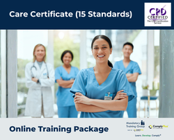 Care Certificate (15 Standards) - Online Training Package - ComplyPlus™ LMS - The Mandatory Training Group UK -