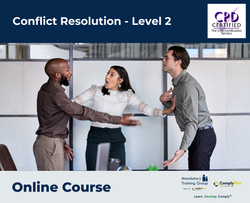 Conflict Resolution - Level 2 - E-Learning Course - ComplyPlus™ LMS - The Mandatory Training Group UK -
