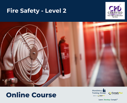 Fire Safety - Level 2 - E-Learning Course - ComplyPlus™ LMS - The Mandatory Training Group UK -