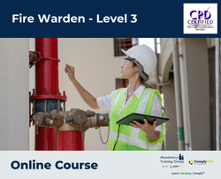 Fire Warden - Level 3 - E-Learning Course - ComplyPlus™ LMS - The Mandatory Training Group UK -