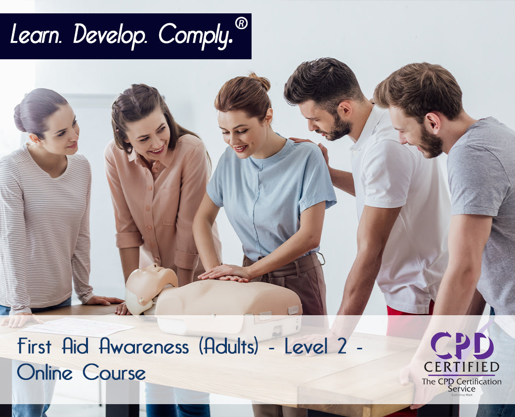 First Aid Awareness (Adults) - Level 2 (CPDUK Accredited)