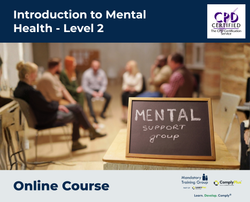 Introduction to Mental Health - Level 2 - e-learning Course - ComplyPlus™ LMS - The Mandatory Training Group UK -