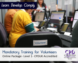 Mandatory Training for Volunteers - Online Training Package  - The Mandatory Training Group UK -