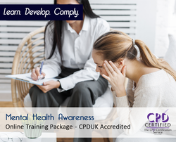 Mental Health Awareness - Level 1 - Online Training Package - The Mandatory Training Group UK -