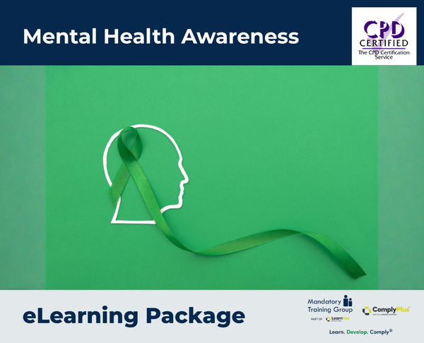 Mental Health Awareness - e-learning Package - ComplyPlus™ LMS - The Mandatory Training Group UK -