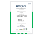 Online First Aid at Work - Level 3 - Course - ComplyPlus™ LMS - The Mandatory Training Group UK -