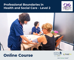 Online Professional Boundaries in Health and Social Care - Level 2 - ComplyPlus™ LMS - The Mandatory Training Group UK -