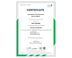 Online Servant Leadership Course - ComplyPlus™ LMS - The Mandatory Training Group UK -