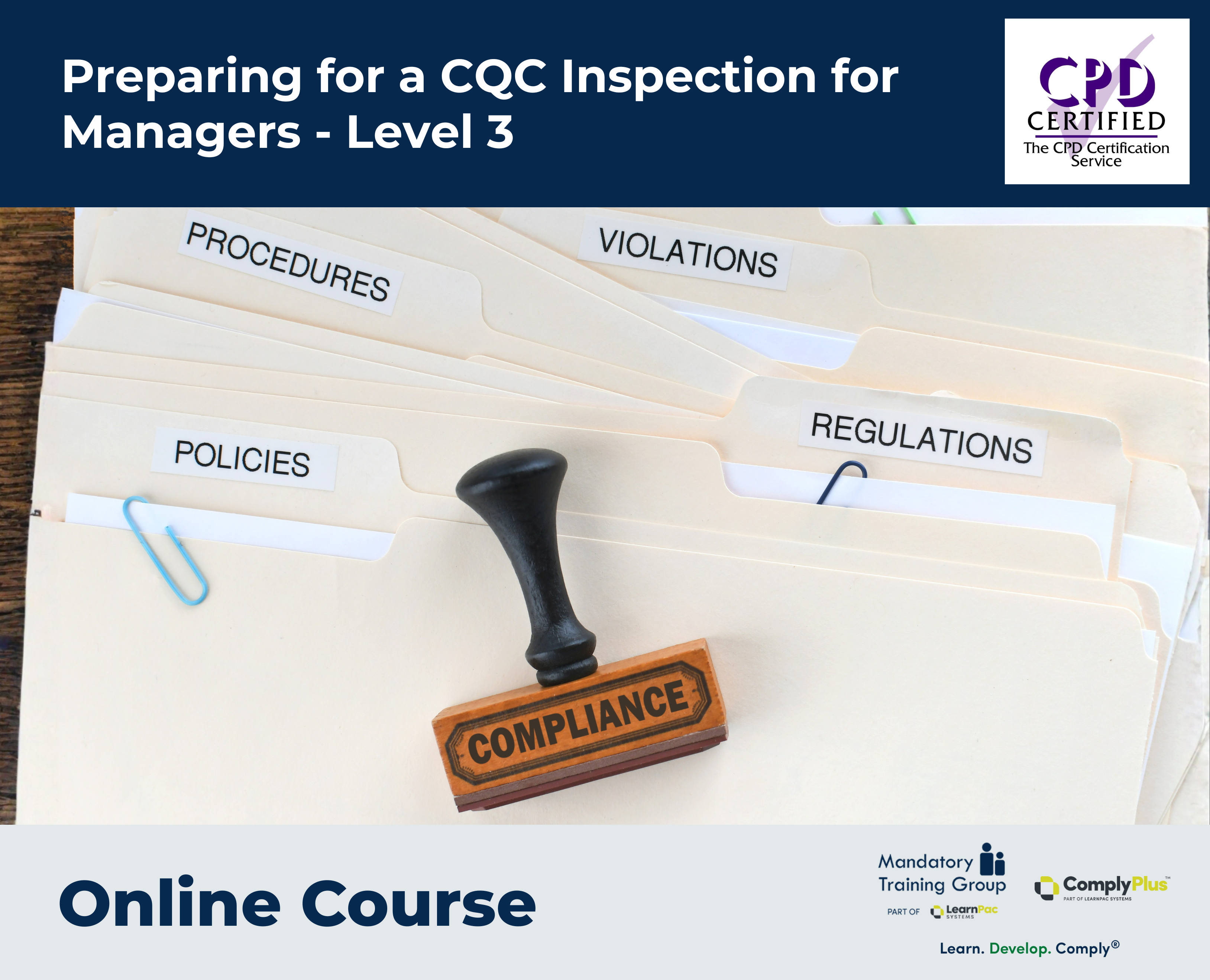Preparing for a CQC Inspection for Managers - Level 3