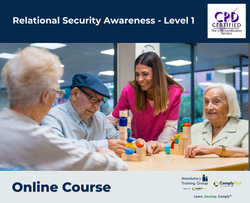 Relational Security Awareness - Level 1 - e-learning Course - ComplyPlus™ LMS - The Mandatory Training Group UK -
